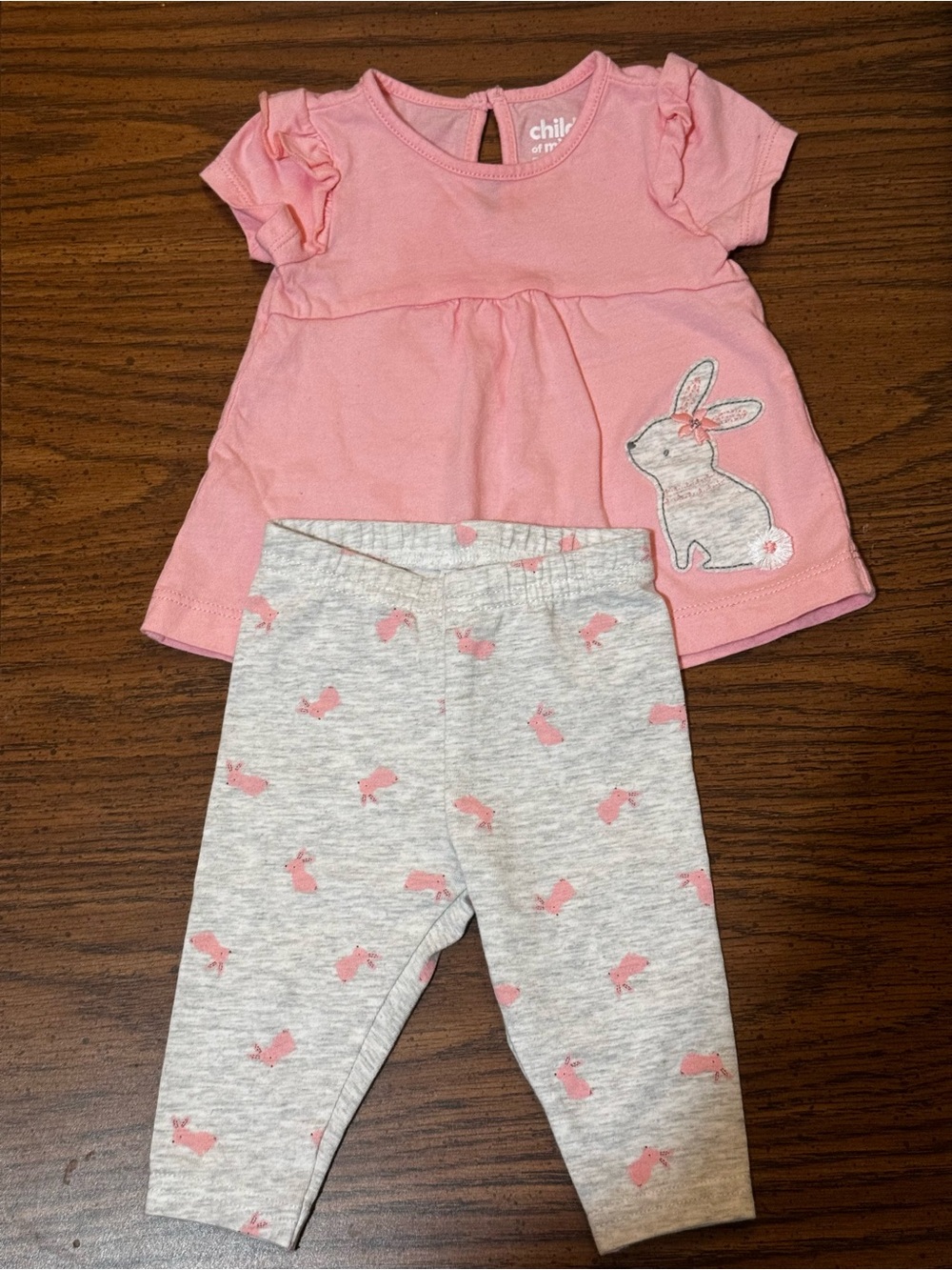 Carter's Light Pink Baby Bodysuit